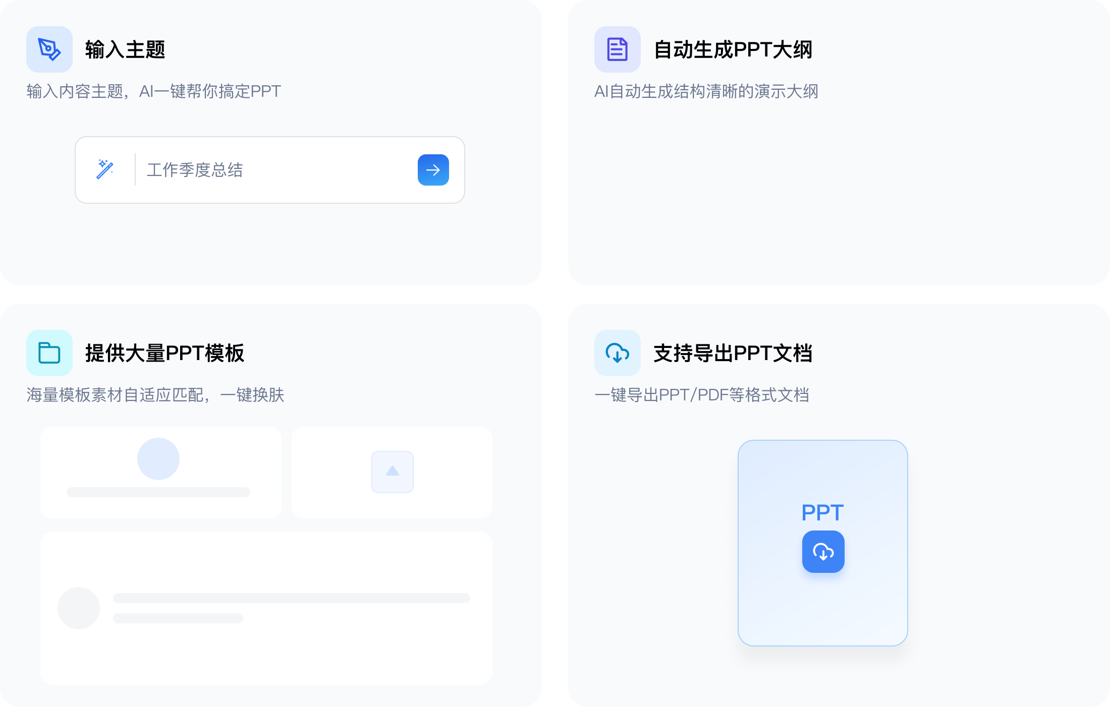 AI智能服务功能模块